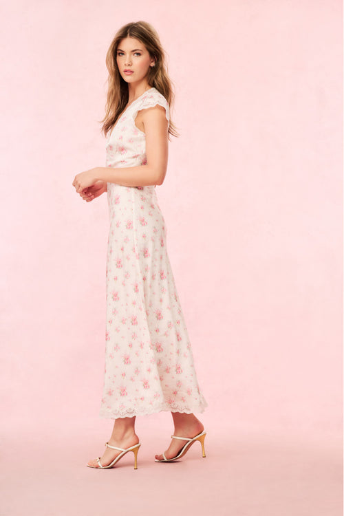 Theodore Silk-Blend Floral Maxi Dress