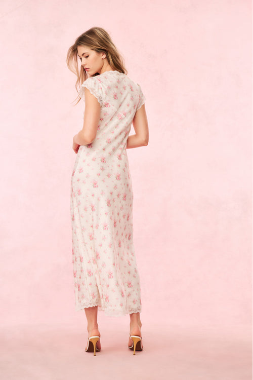 Theodore Silk-Blend Floral Maxi Dress