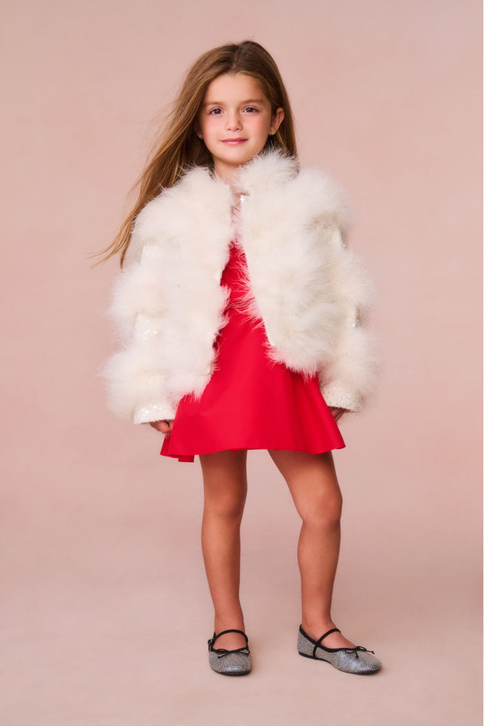 Girls Trislyn Fur Jacket