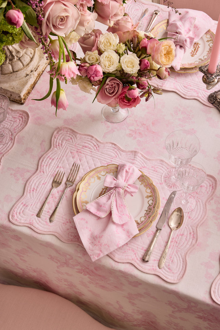 Vintage-Inspired Cotton Tablecloth