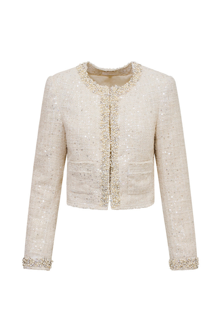 Ted shops Baker Cropped Textured Jacket