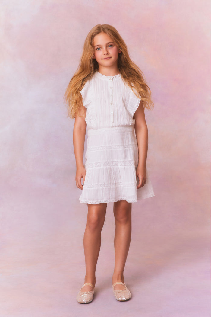 Girls Yuca Cotton Dress