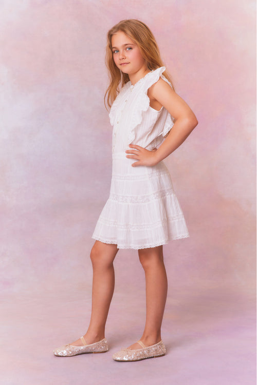 Girls Yuca Cotton Dress