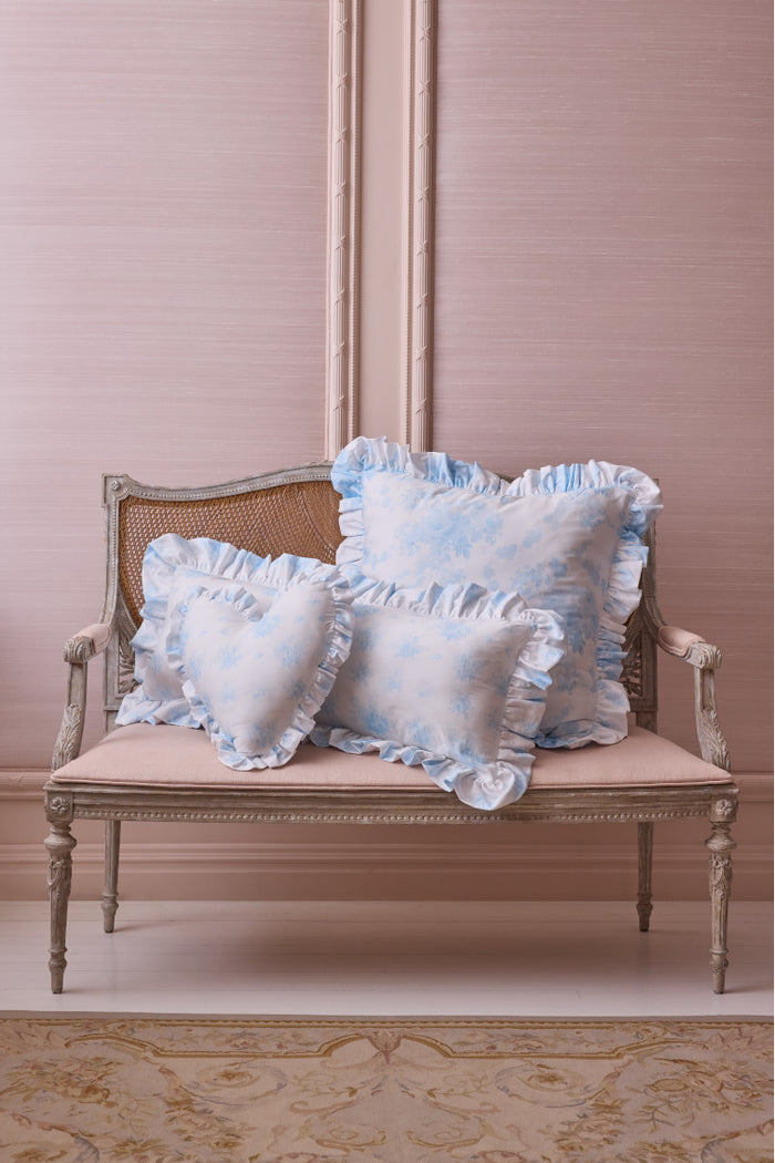 Ruffled Lumbar Pillow