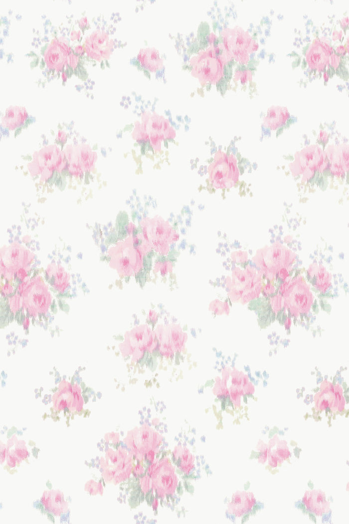 Breezy Ikat Rose Peel & Stick Wallpaper