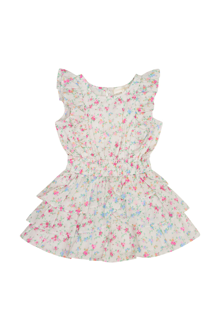 Girls Decker Cotton Floral Dress