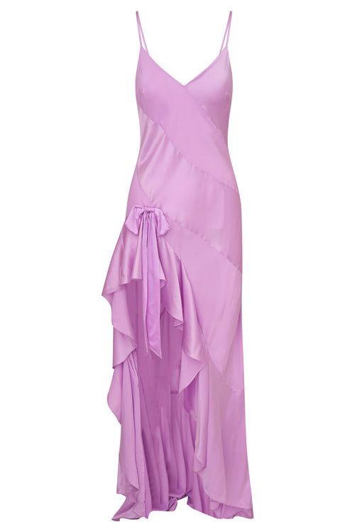 Mallee Satin Asymmetrical Dress