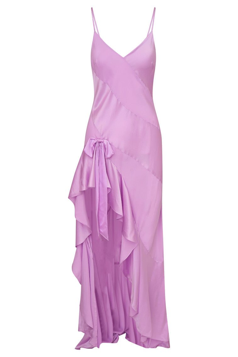 Mallee Satin Asymmetrical Dress