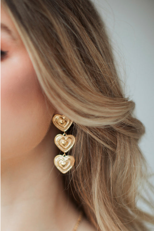 Heartbeat Earrings by Evie Jewelry