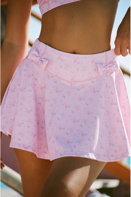 Corene Floral Active Skort