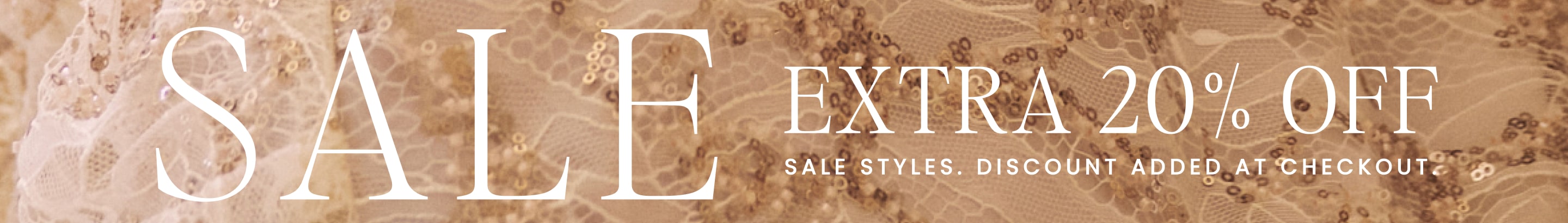 Sale: Extra 20% off sale styles. Discount added at checkout.