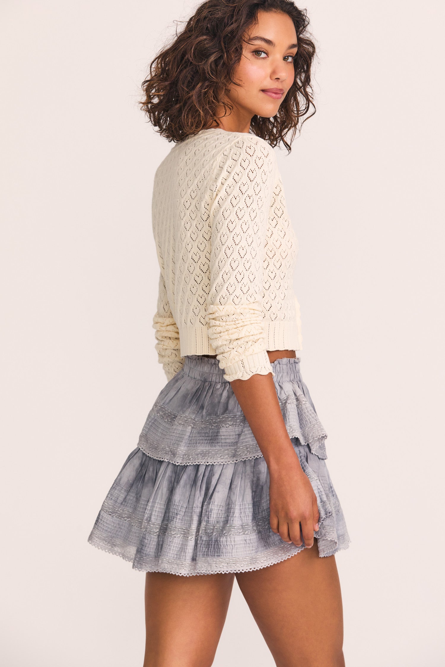 Charmed life shop ruffle mini skirt