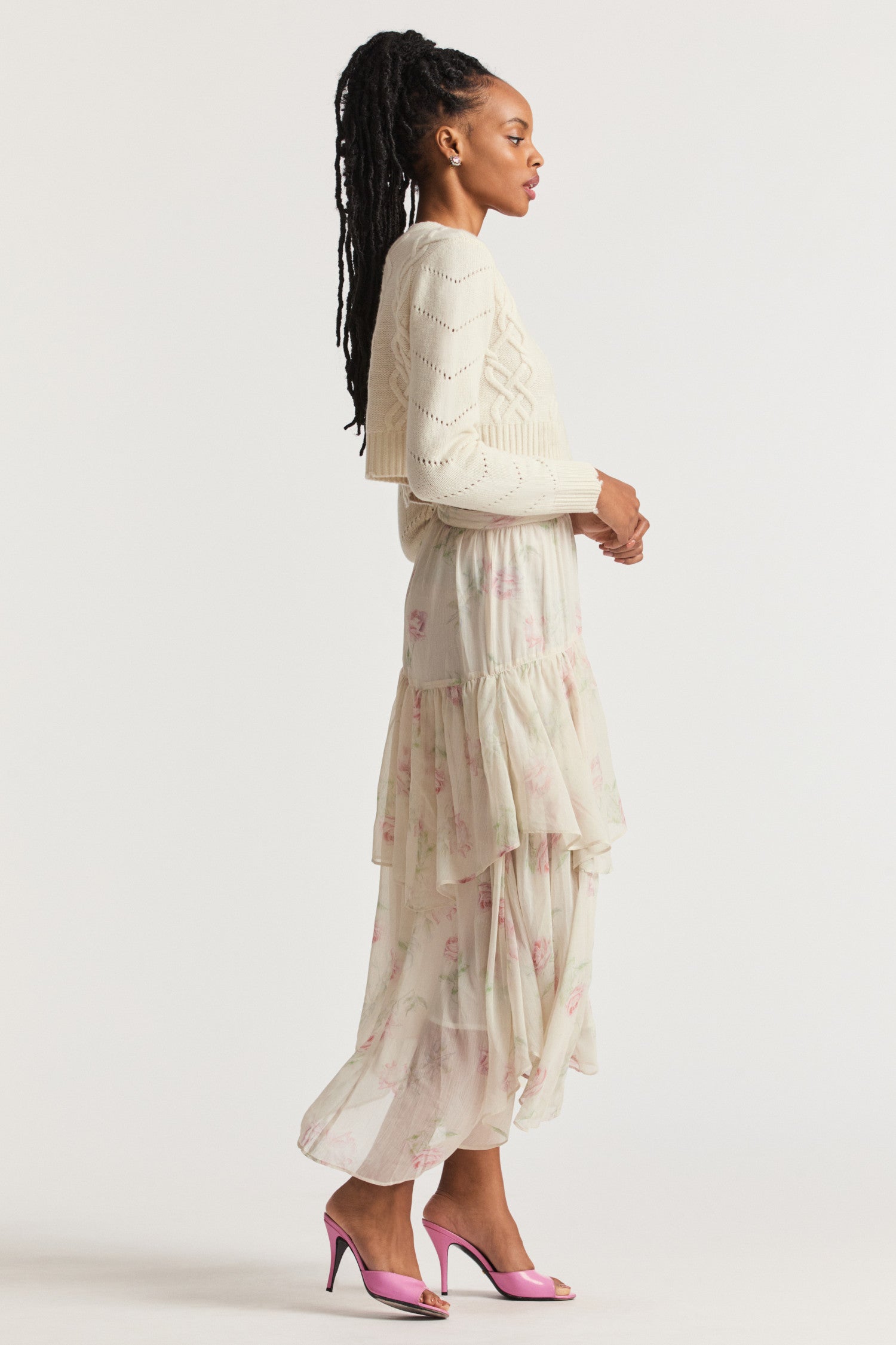 Alex Floral Midi Skirt - Women's Skirts | Shop LoveShackFancy.com