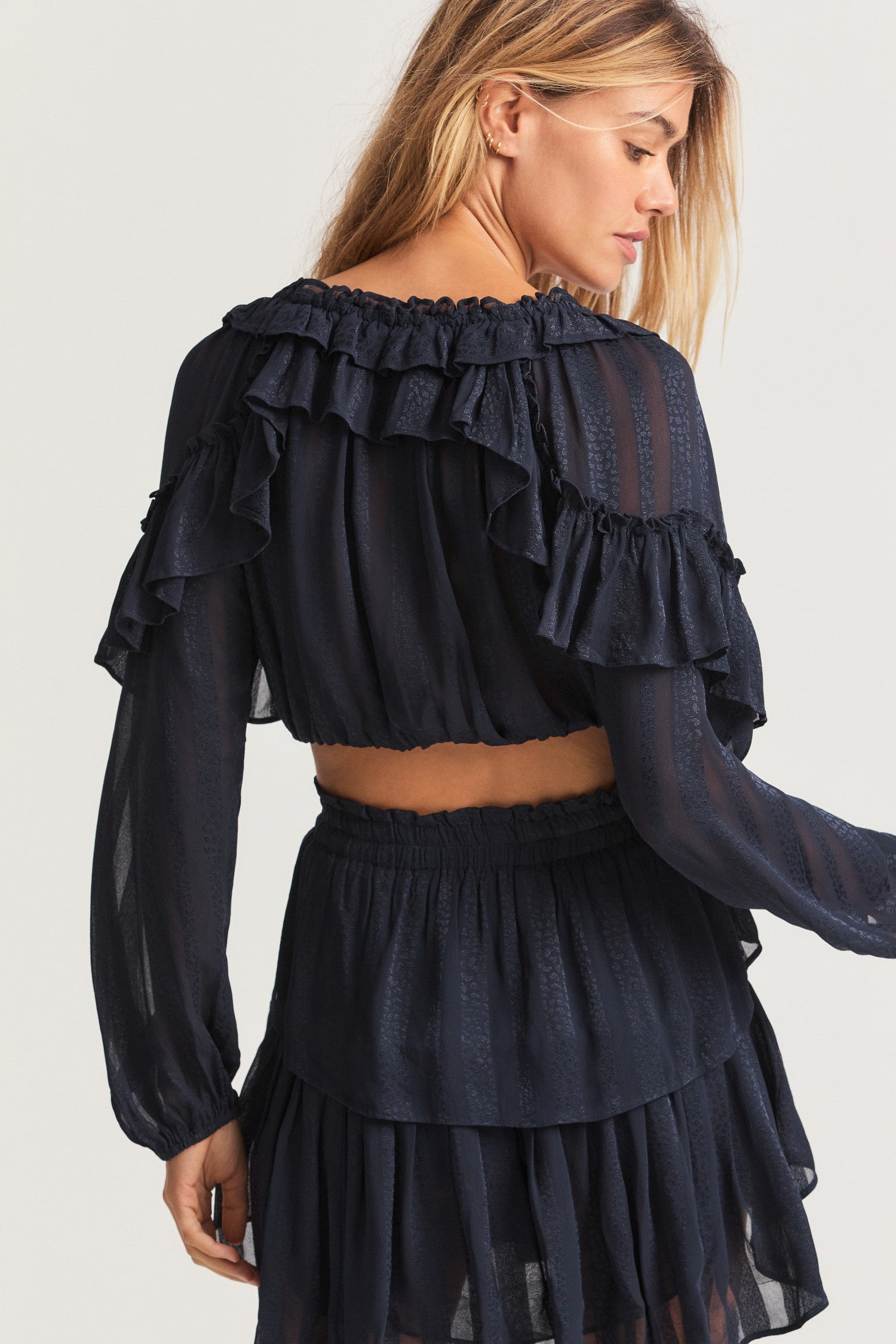 Ruffle Popover Top